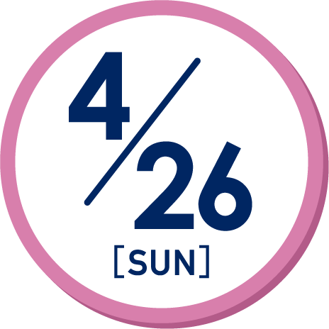 4/26［SUN］