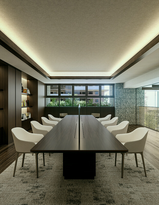 ライブラリーラウンジ完成予想CG