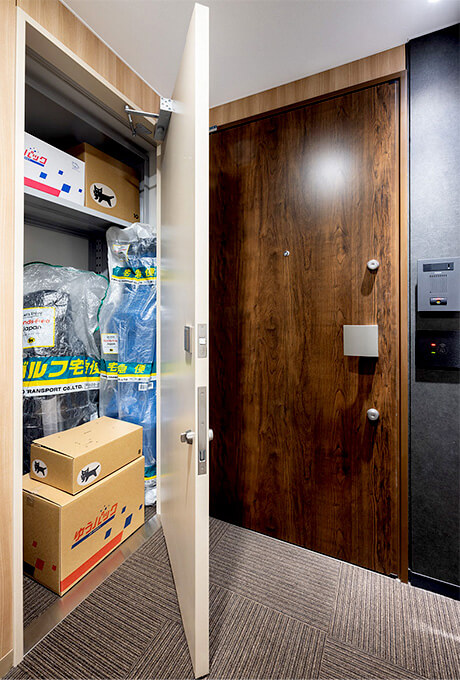 ブランズ豊平学園前の専用宅配ボックス