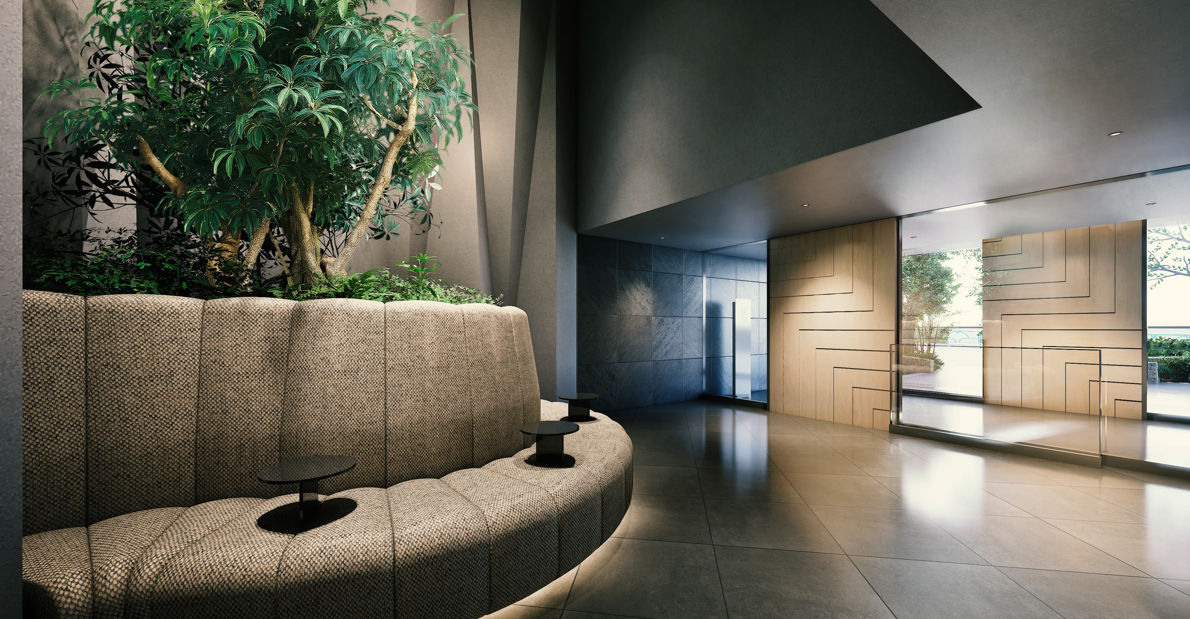 エントランスホール完成予想CG