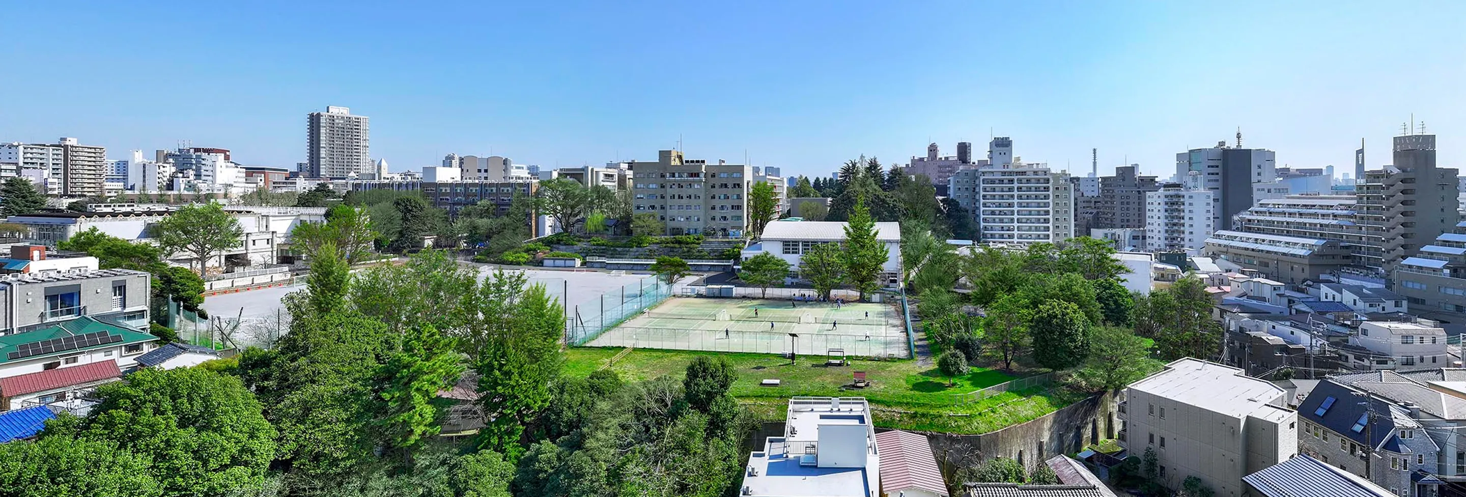南側眺望写真（お茶の水女子大学方面/10階相当）