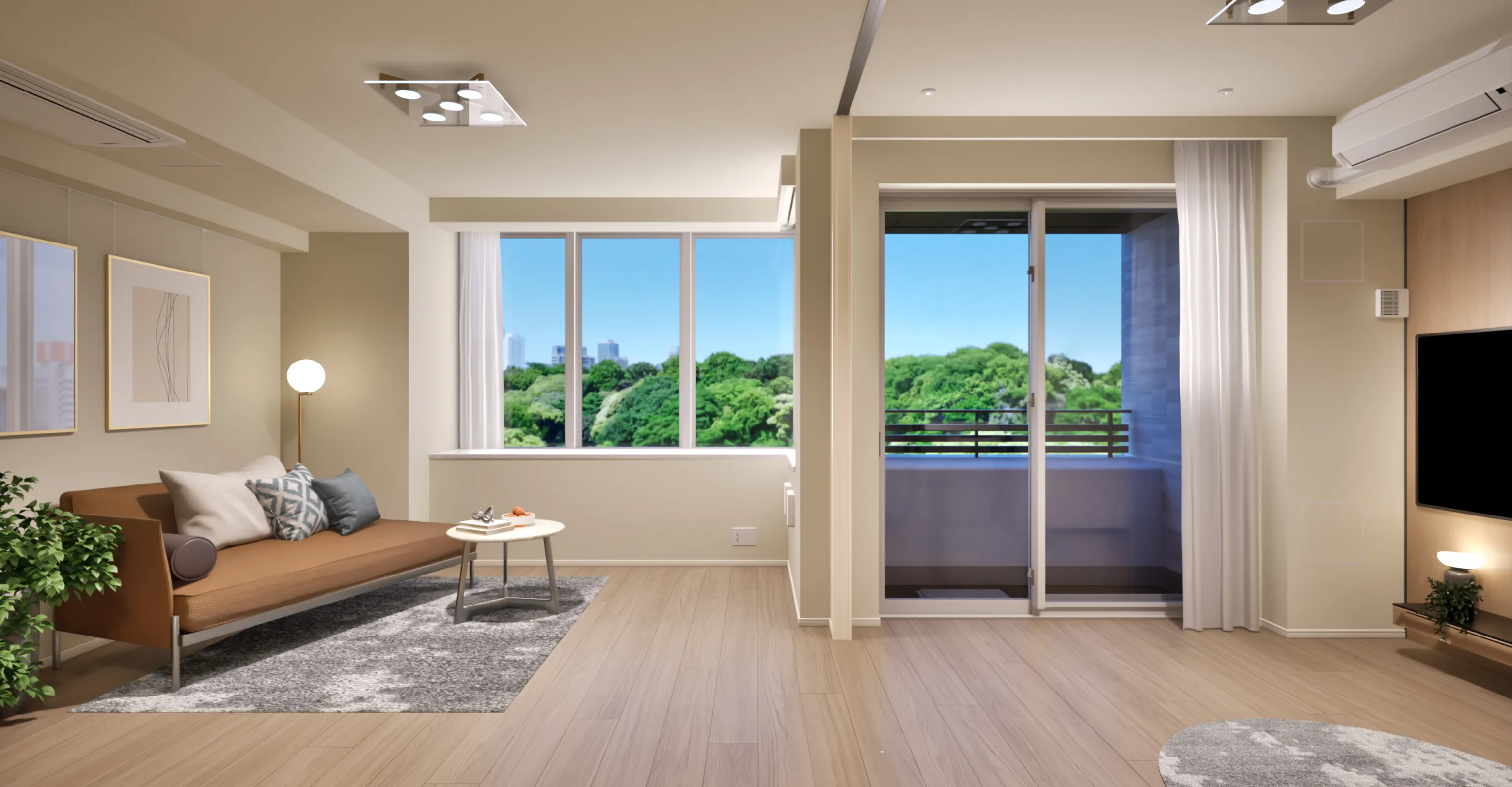 モデルルーム完成予想CG