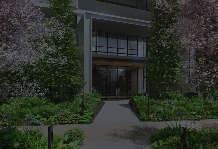 エントランスアプローチ完成予想CG