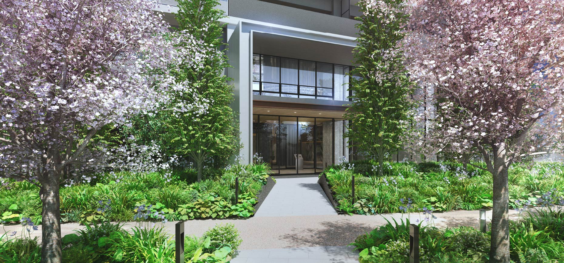 エントランスアプローチ完成予想CG