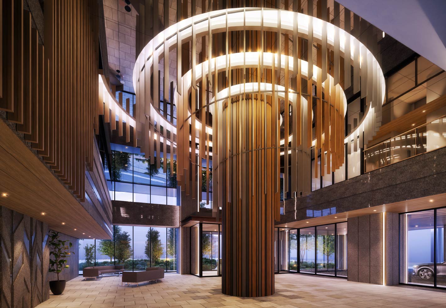 エントランスホール完成予想CG