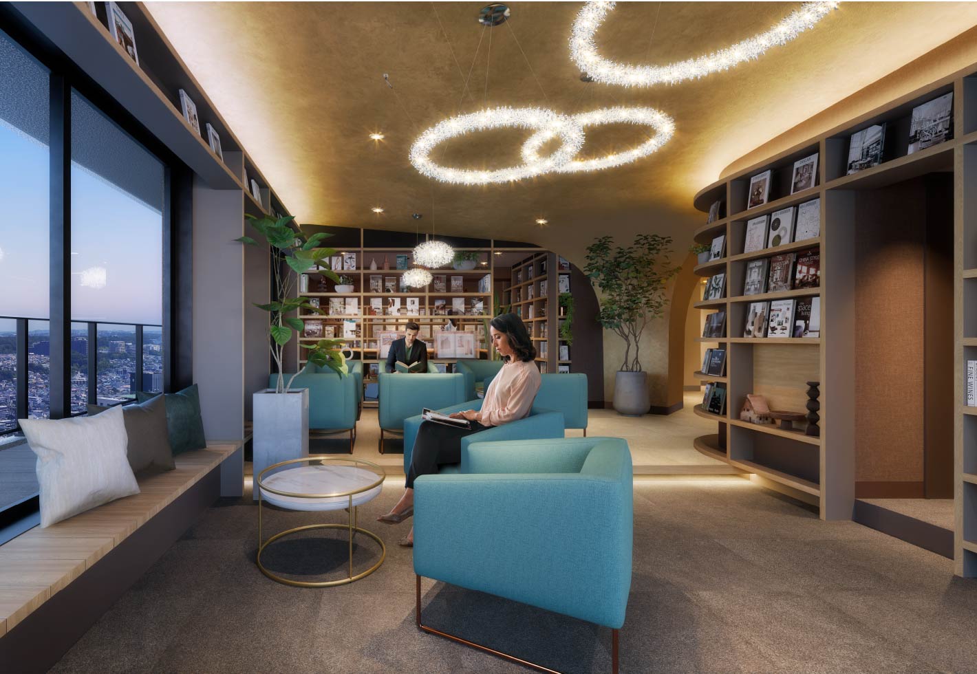 スカイラウンジ完成予想CG