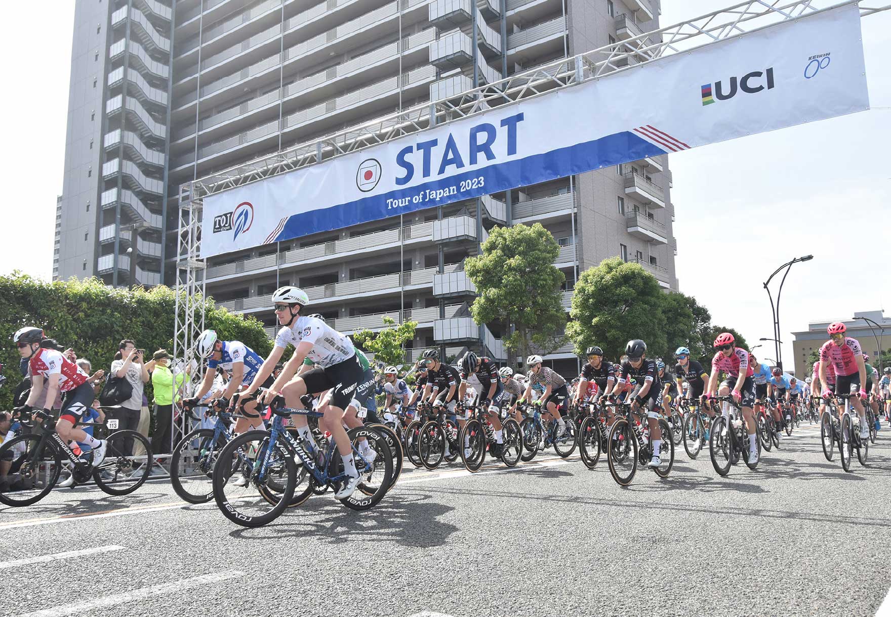 2023年開催時のレース風景（写真提供：TOJ組織委員会）