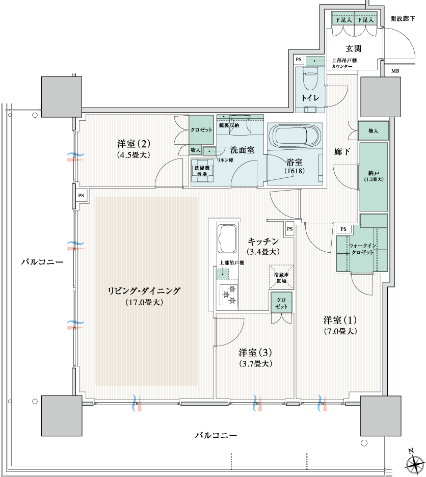 80Etype間取り図