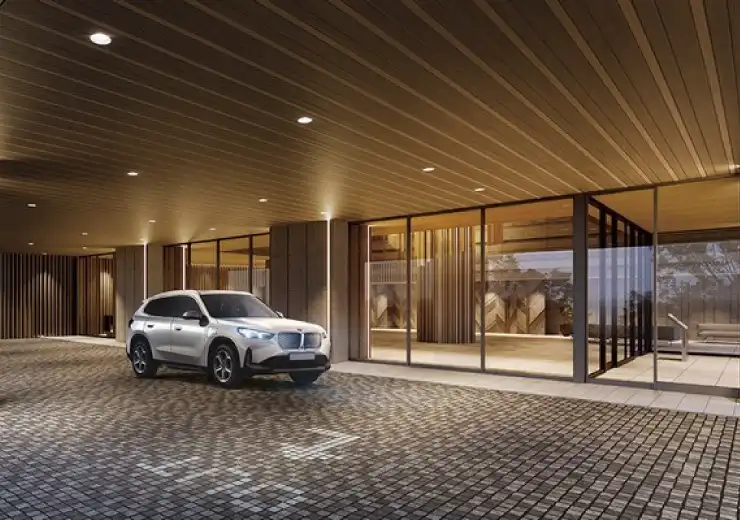 エントランス車寄せ完成予想CG