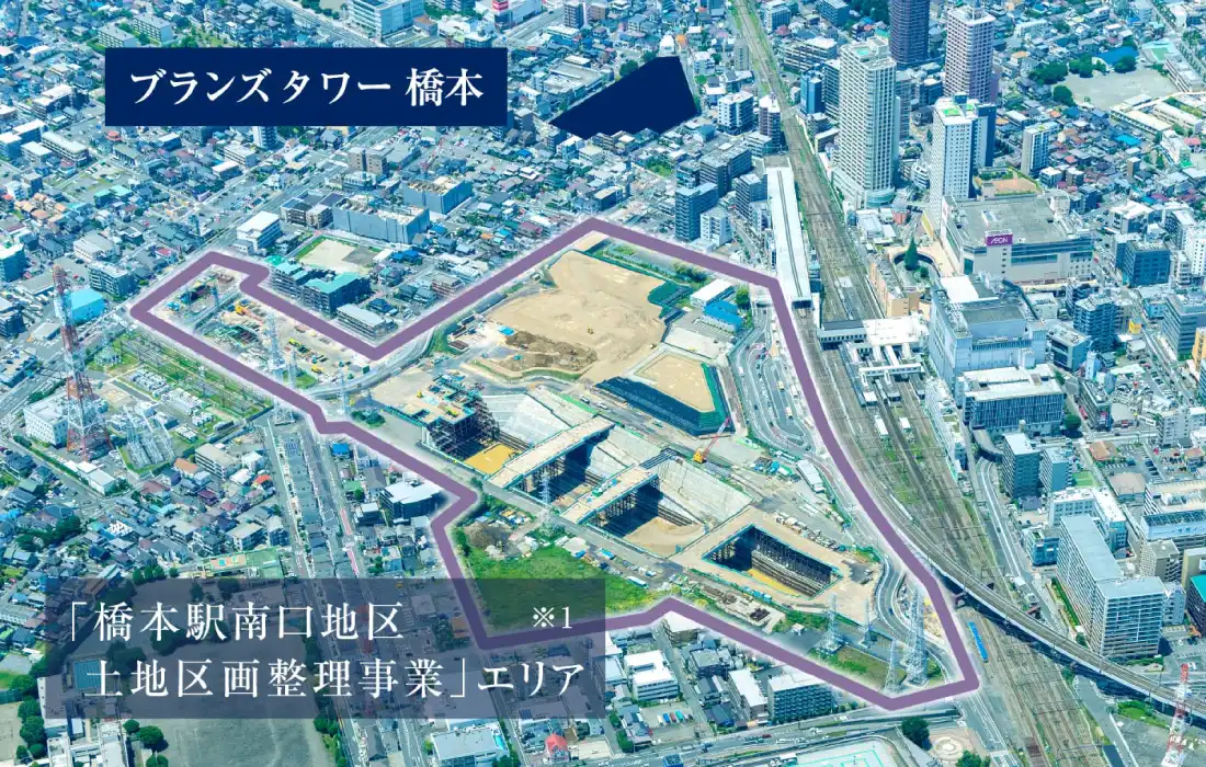 再開発エリア航空写真（2023年6月撮影）