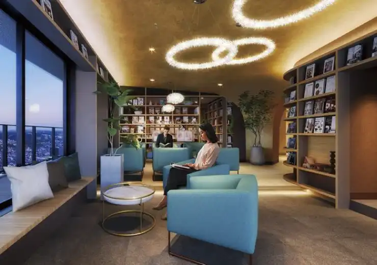 スカイラウンジ（完成予想CG）