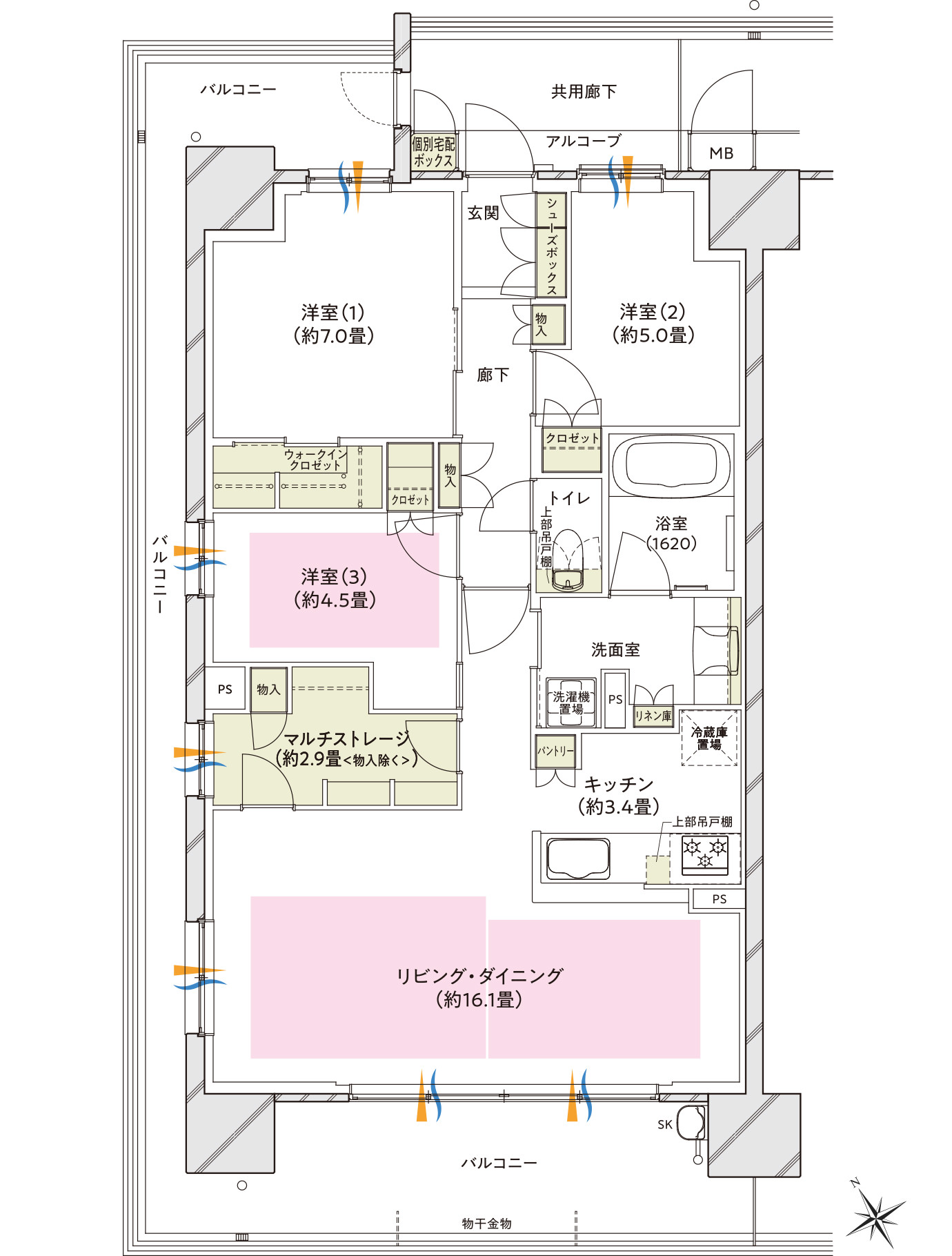 間取り Aタイプ〈SELECT PLAN 4〉