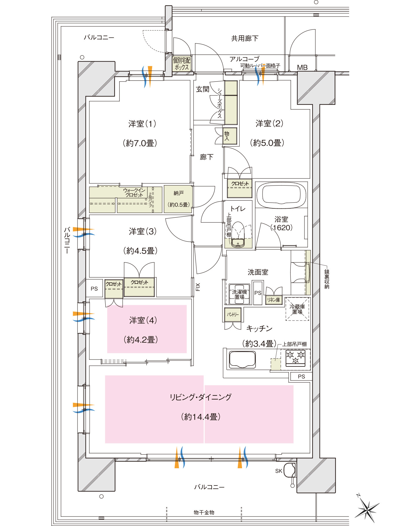 間取り Aタイプ