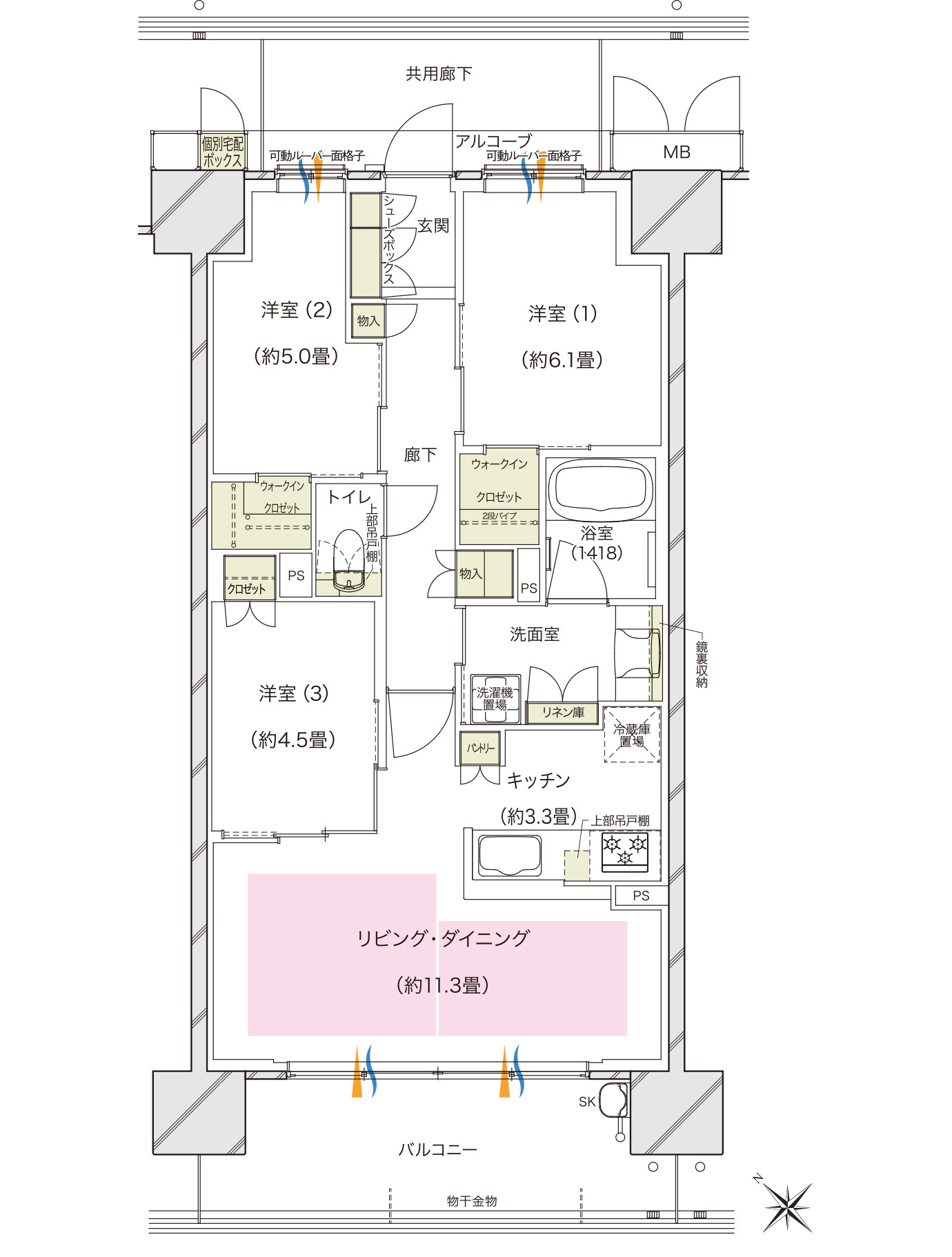 間取り Iタイプ