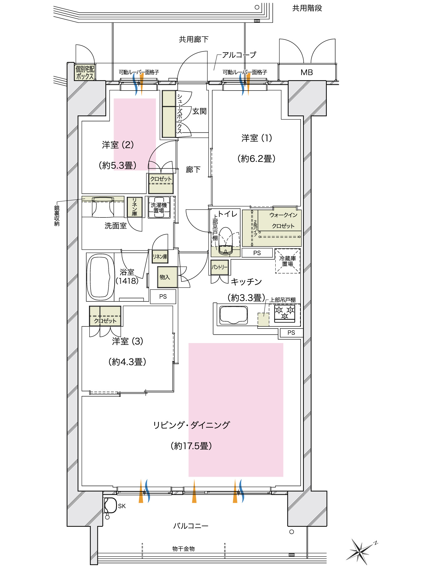 間取り MタイプSELECT-PLAN1