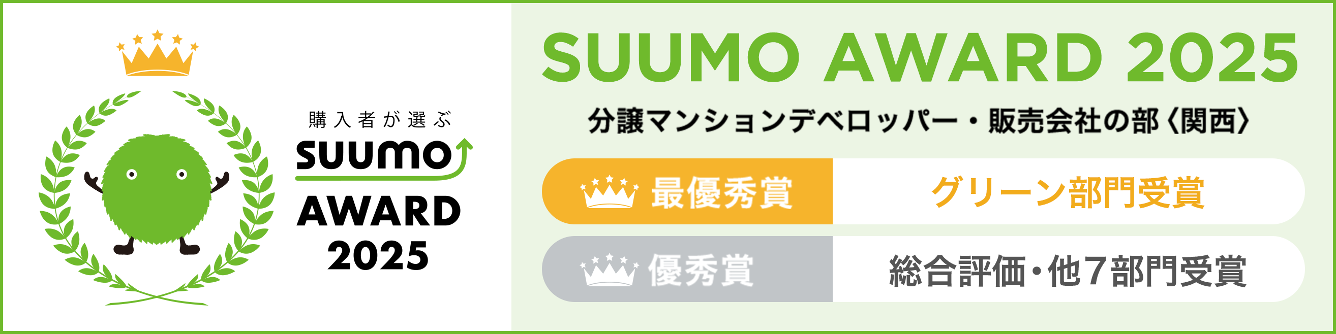 SUUMO AWARD 2025 バナー