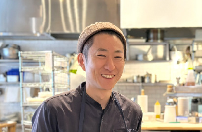 「na」店長  青柿 圭太さん