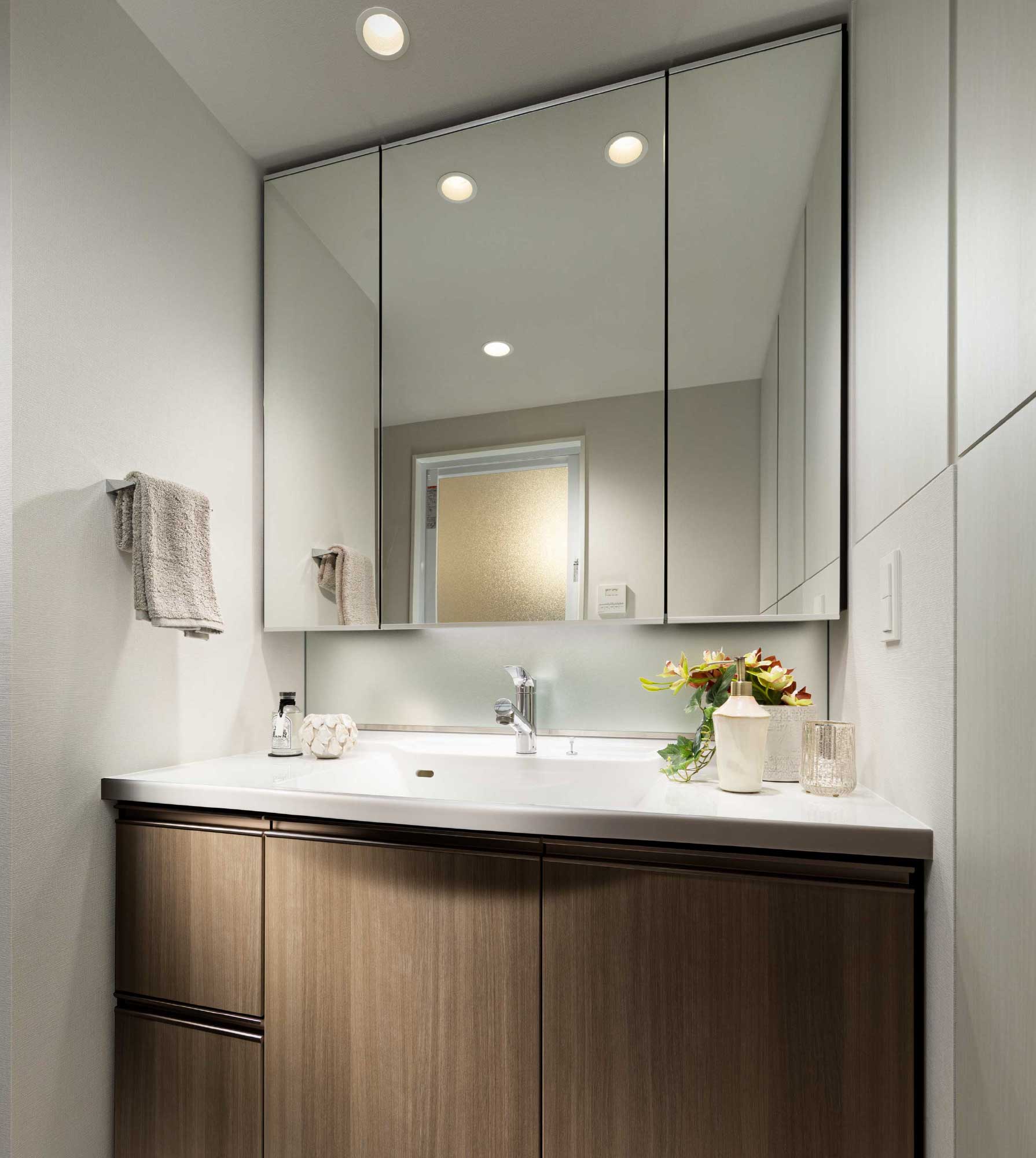 洗面室（Bタイプ／2024年9月撮影）