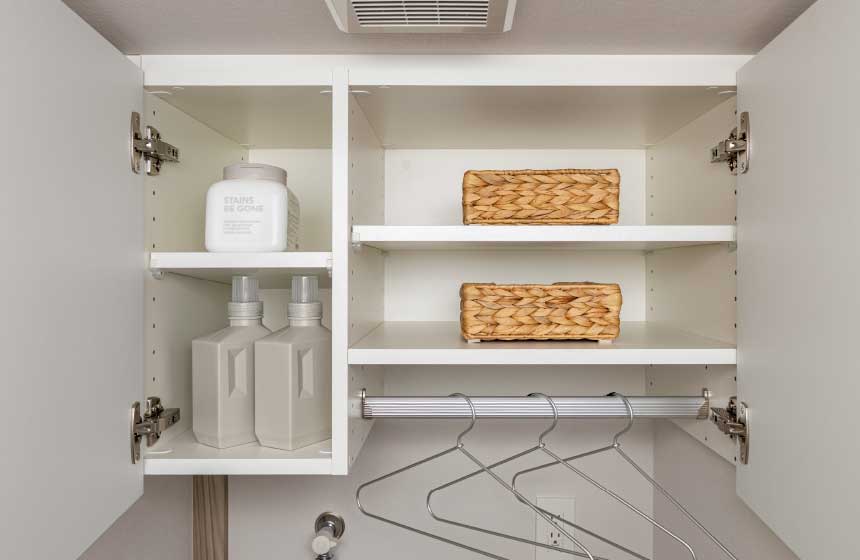 洗濯機上吊戸棚