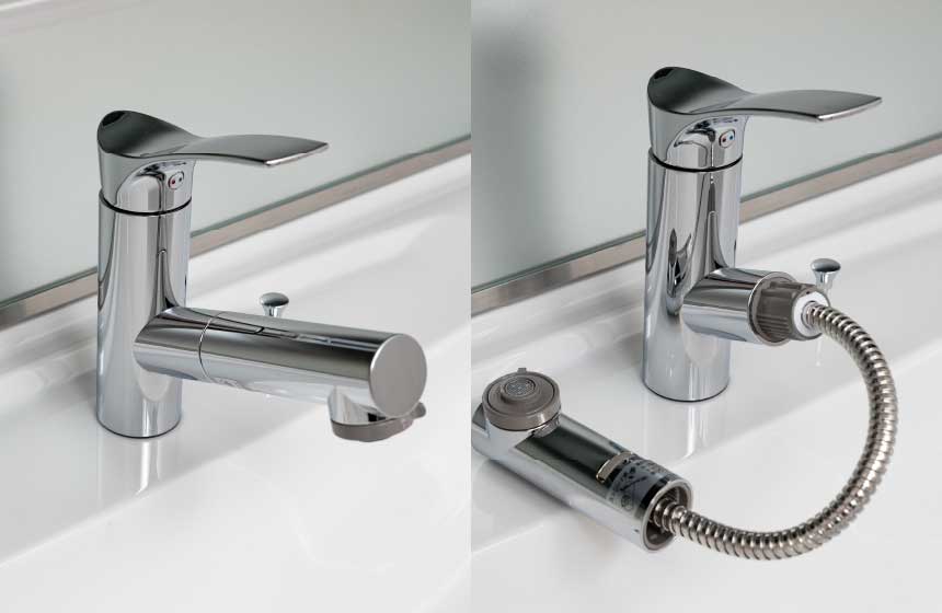 ホース引出し式水栓