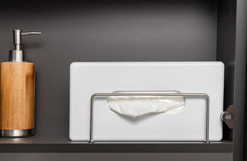 ティッシュボックスホルダー