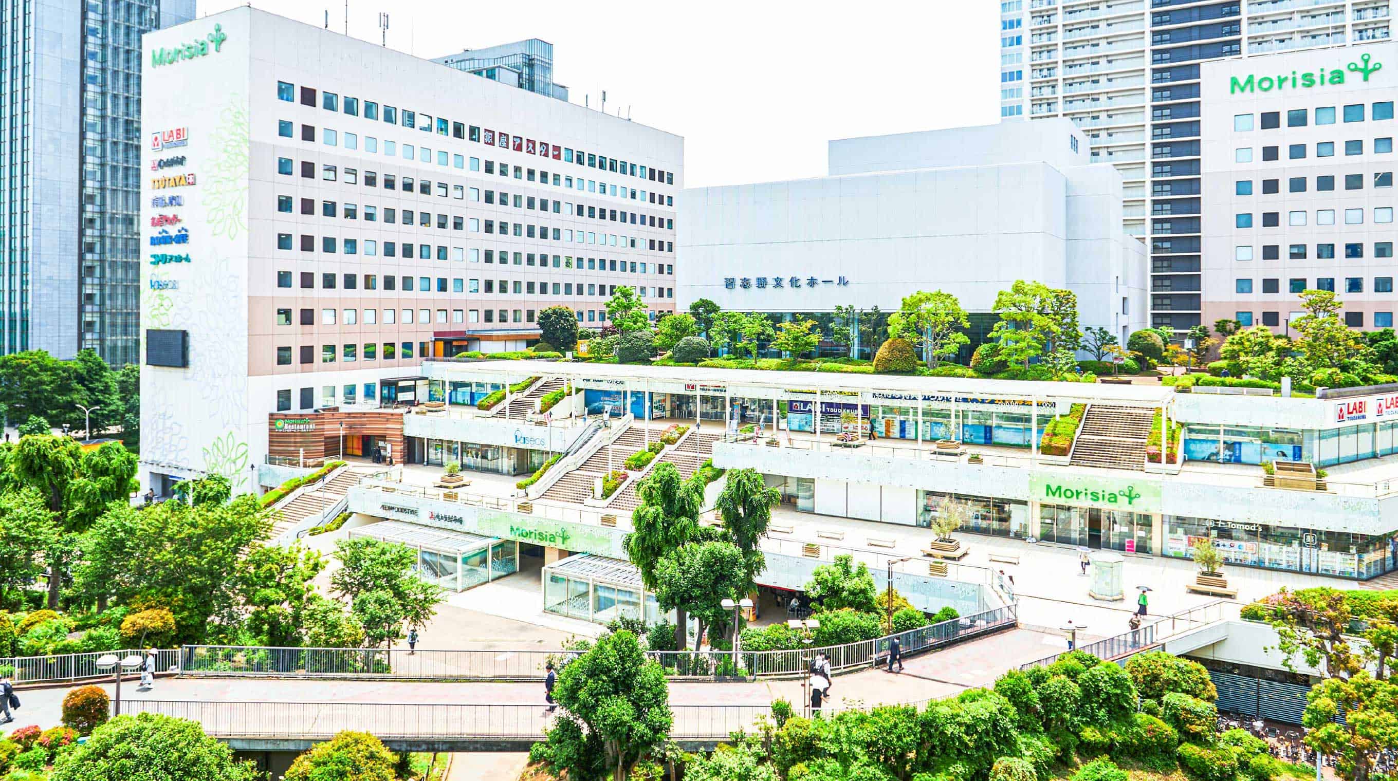 モリシア津田沼と津田沼公園