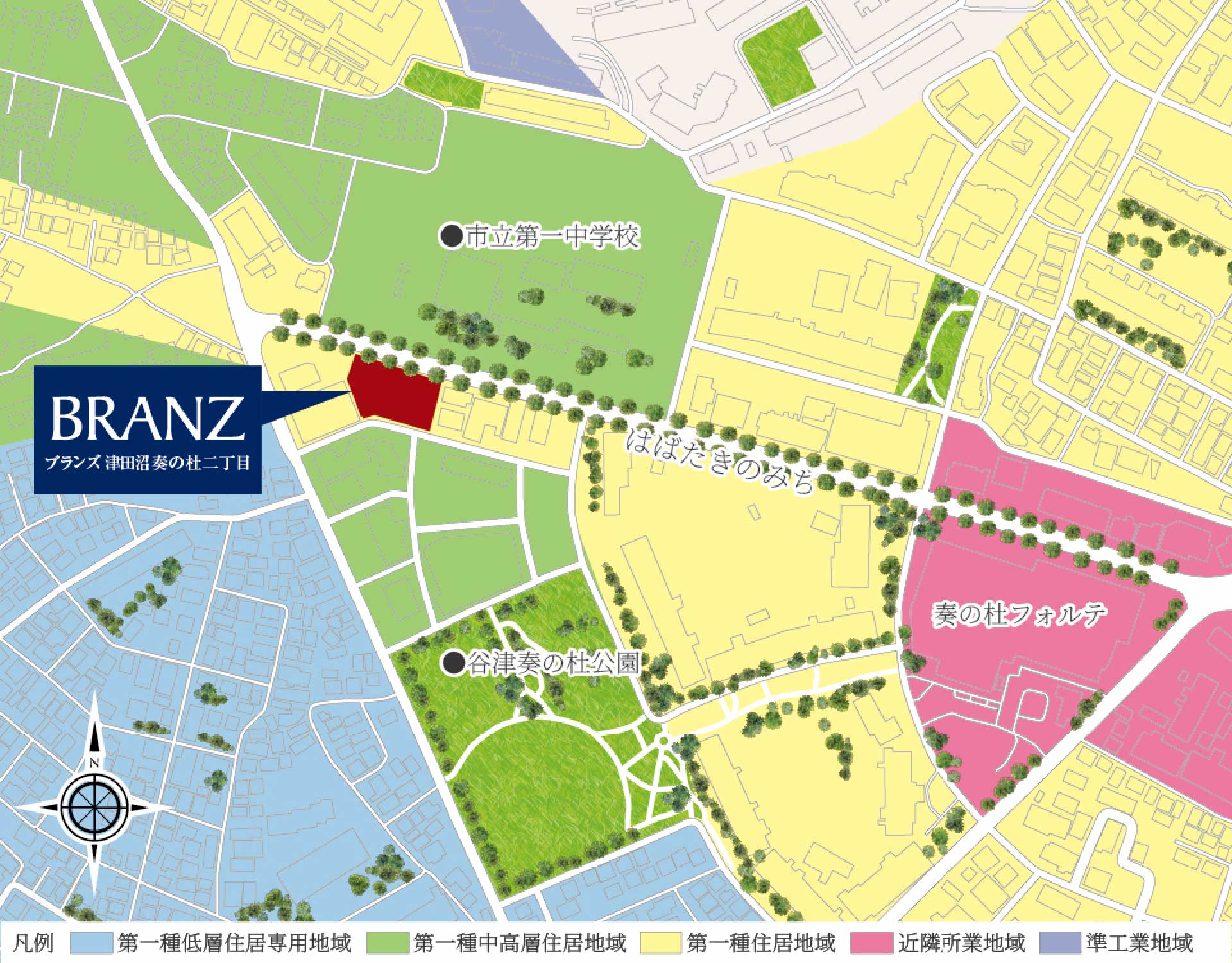 用途地域概念図