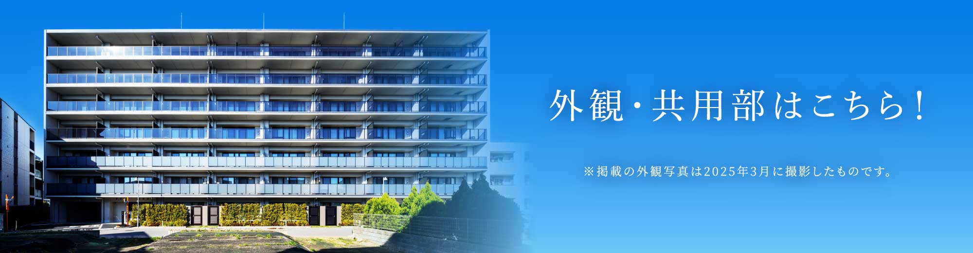 外観・共用部はこちら！