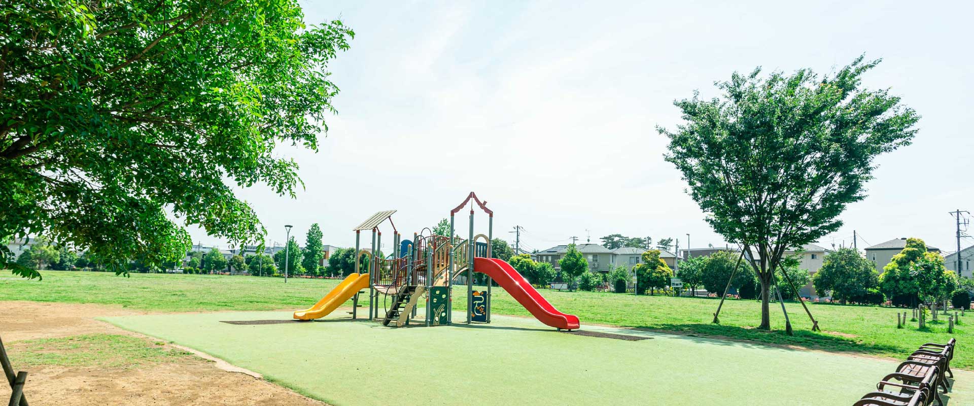 谷津奏の杜公園(徒歩4分/約270m、2024年6月撮影)