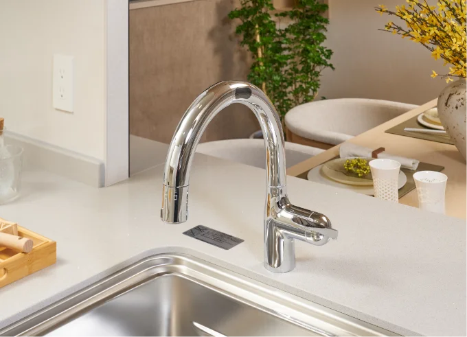 タッチレス蛇口一体型浄水器