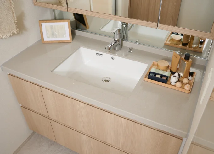 ワークトップ《フィオレストーン》・洗面陶器ボウル