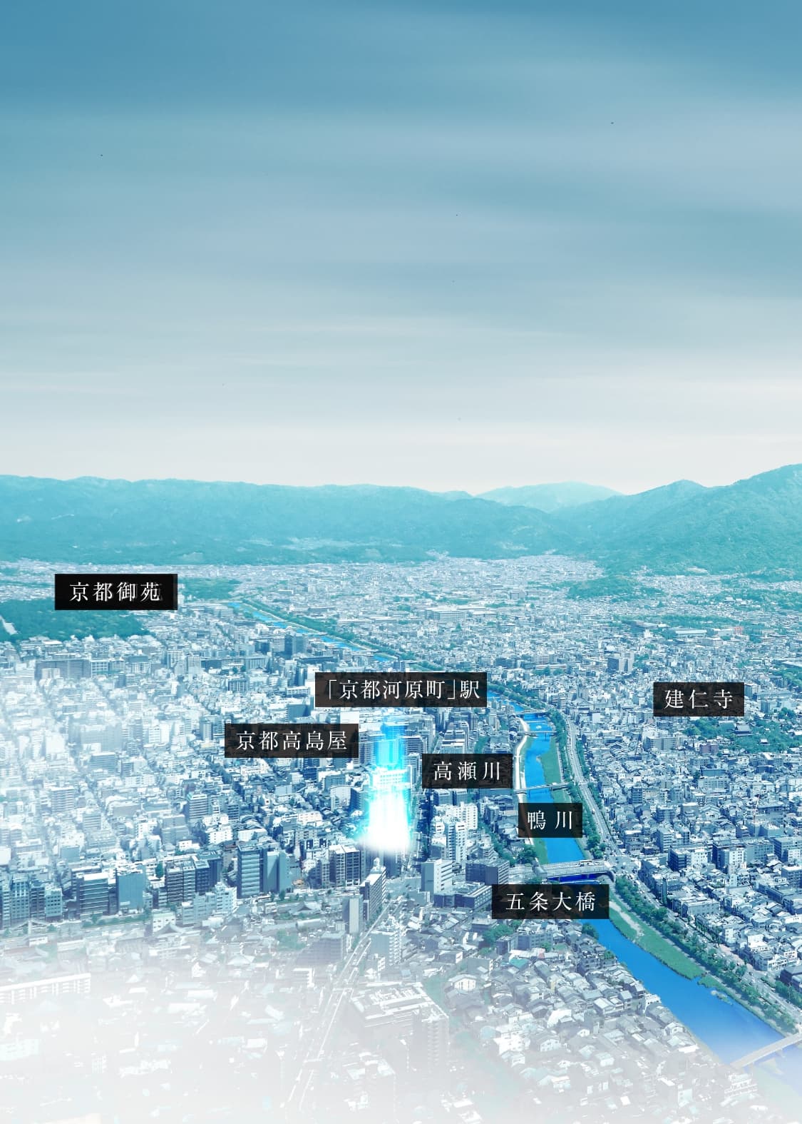 現地周辺航空写真