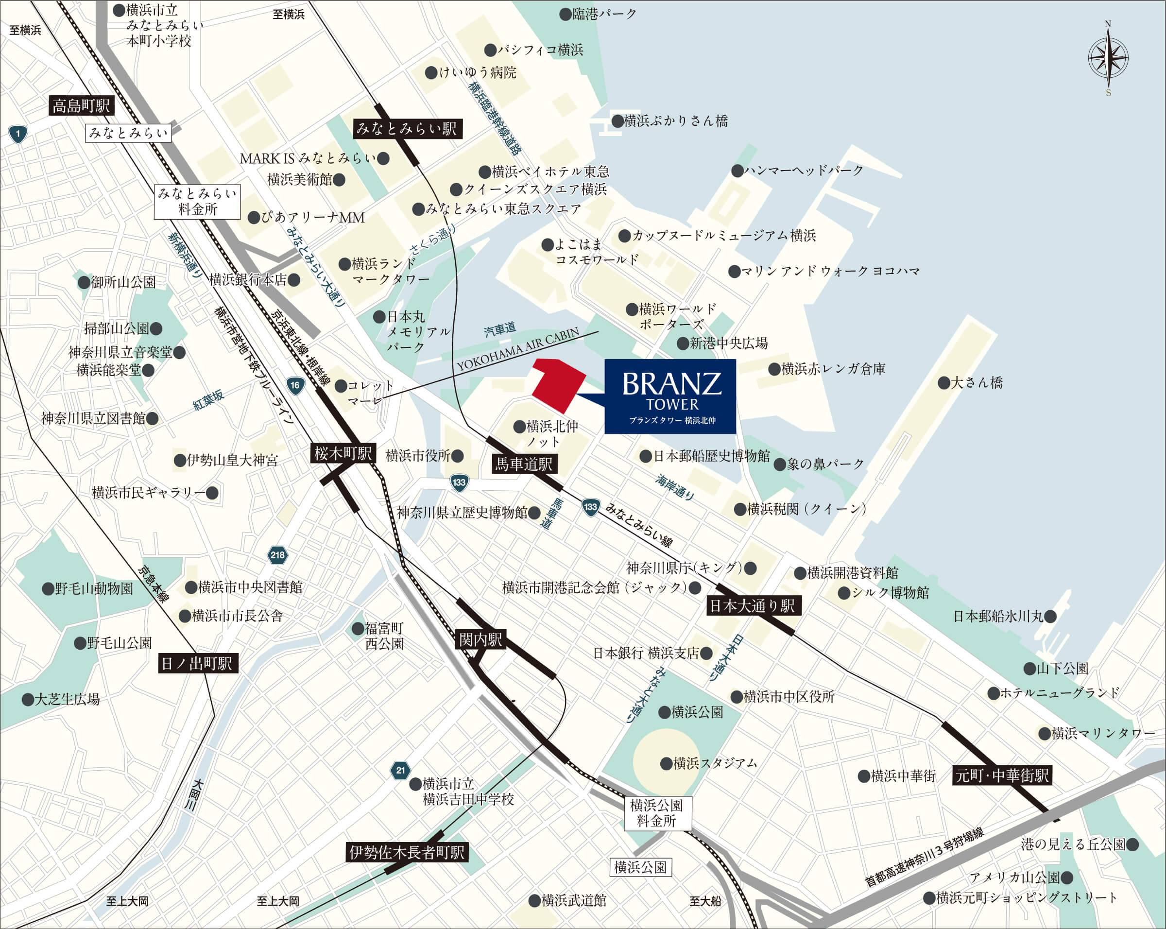 現地案内図