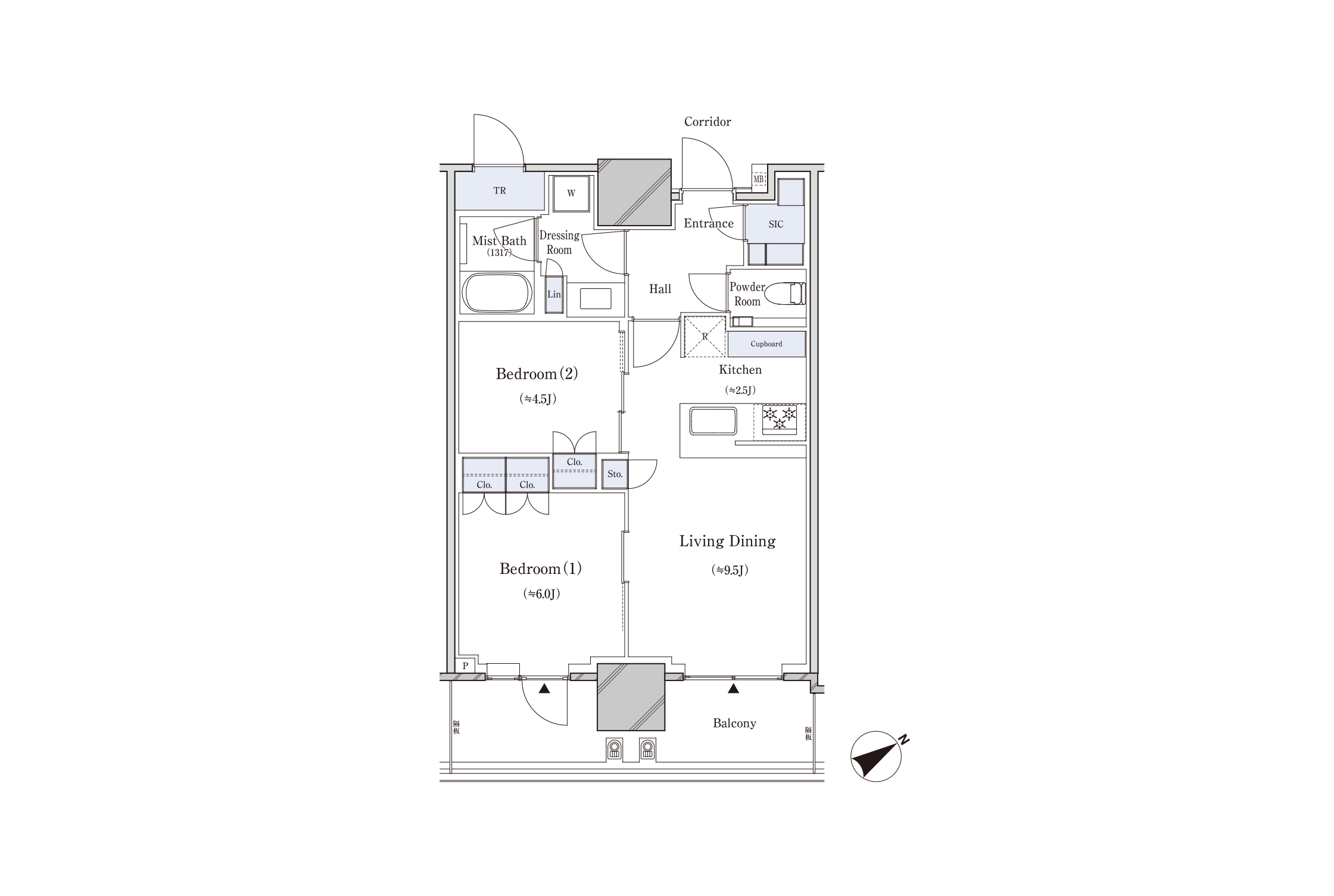 S55B 間取り図