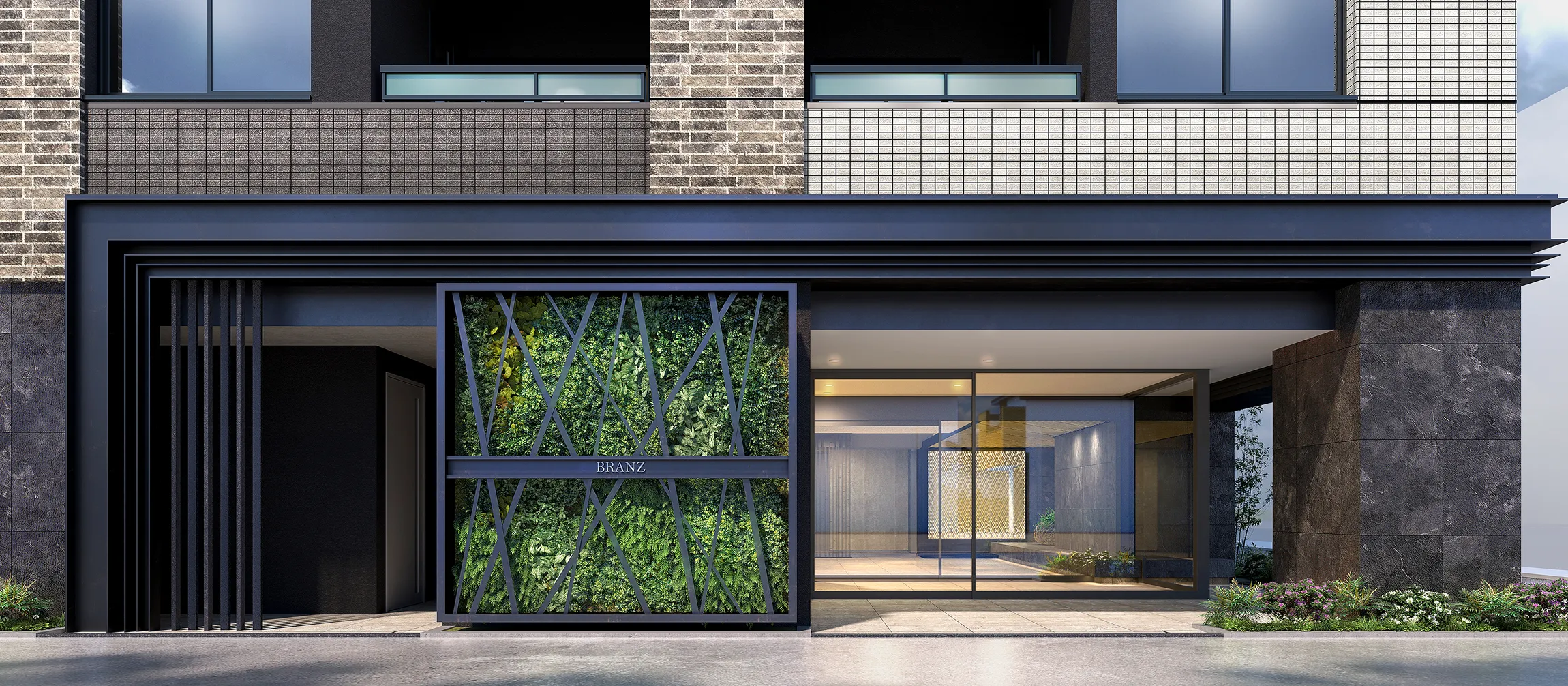 ブランズ武蔵小山のエントランス完成予想CGです。