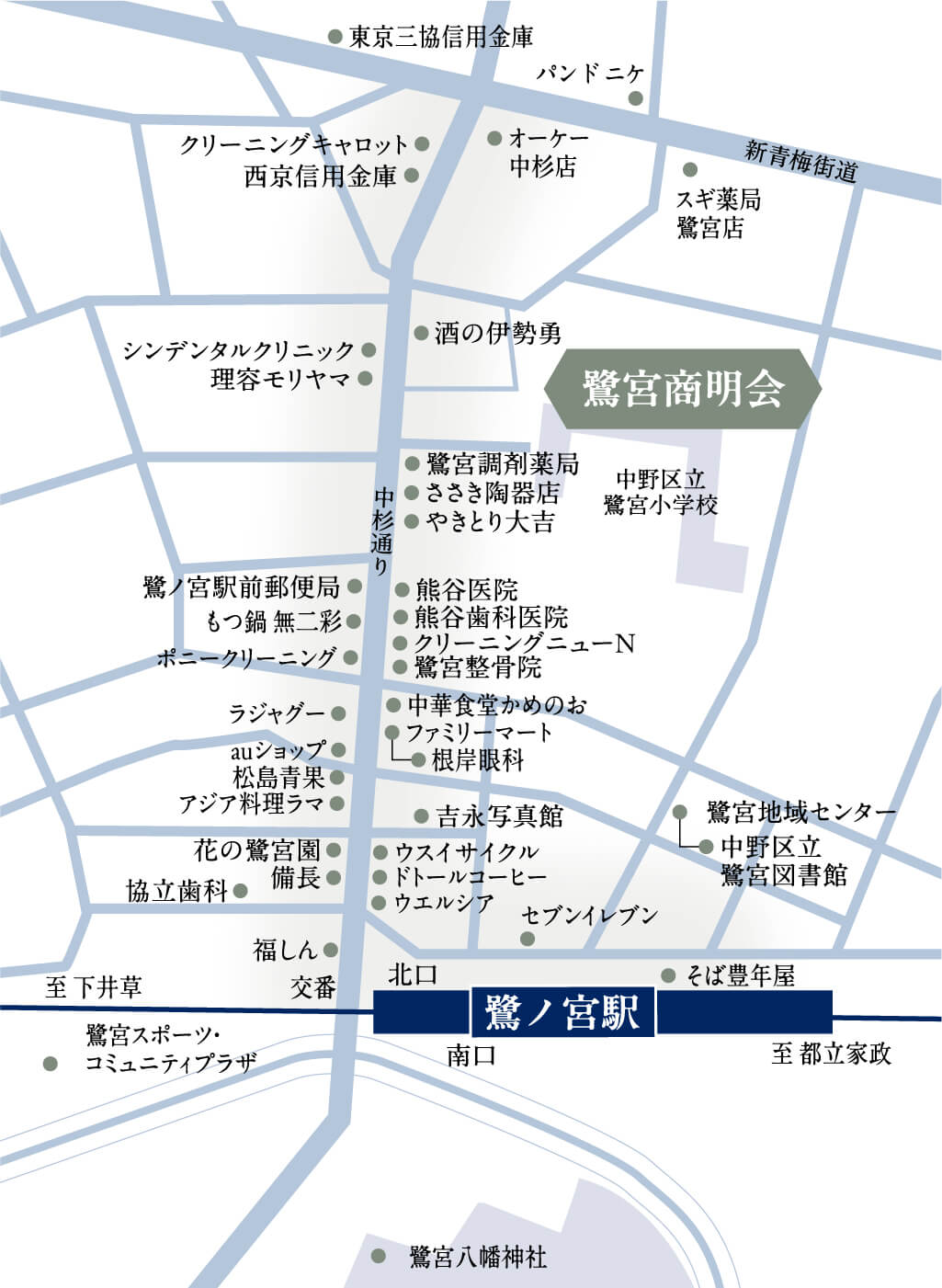 鷺ノ宮駅前イメージ図