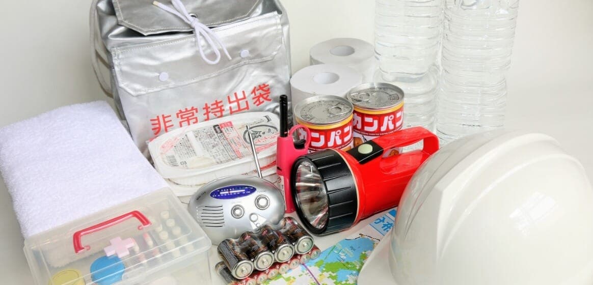 防災備蓄のイメージ