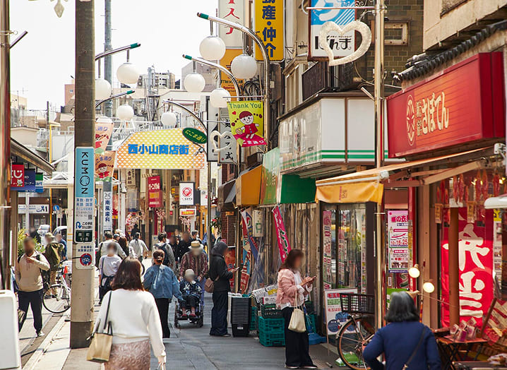 西小山にこま通り商店街