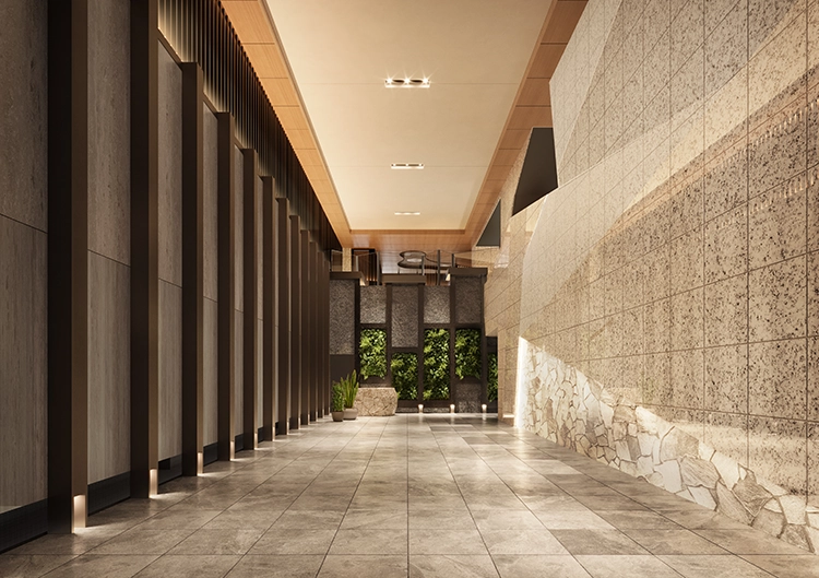 エントランスホール完成予想CG　※4