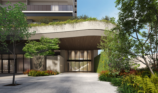 エントランスアプローチ完成予想CG