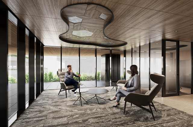 ウェルカムロビー&レセプションルーム完成予想CG