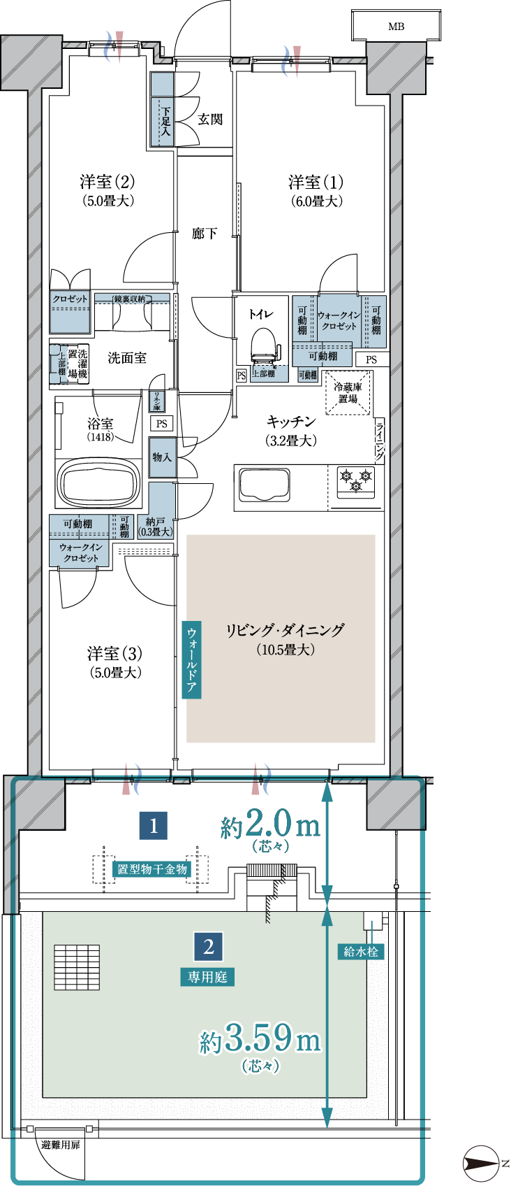 Rg type 間取り図