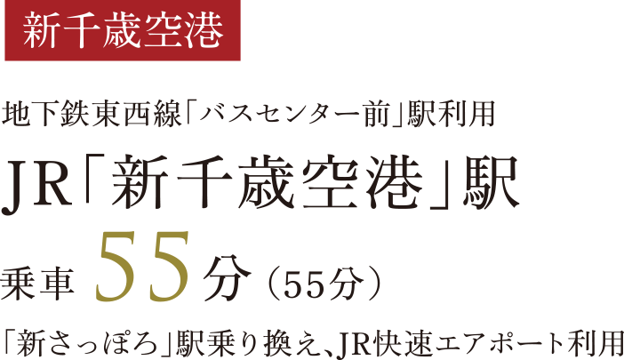 新千歳空港発の就航地