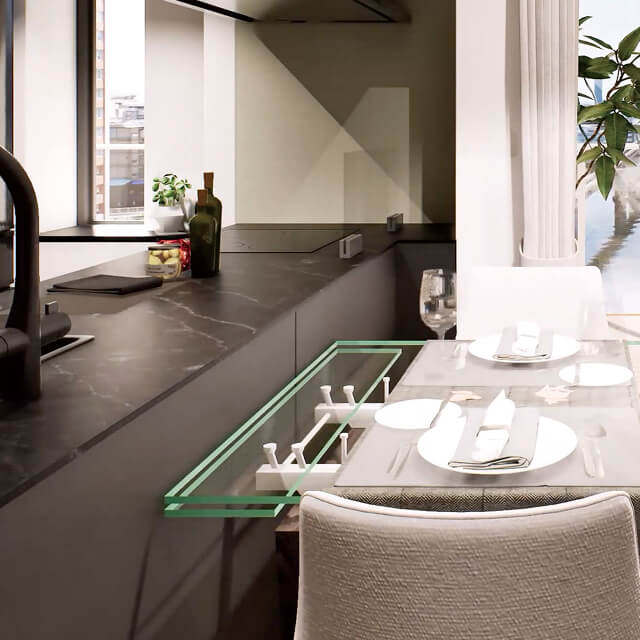 キッチン完成予想CG