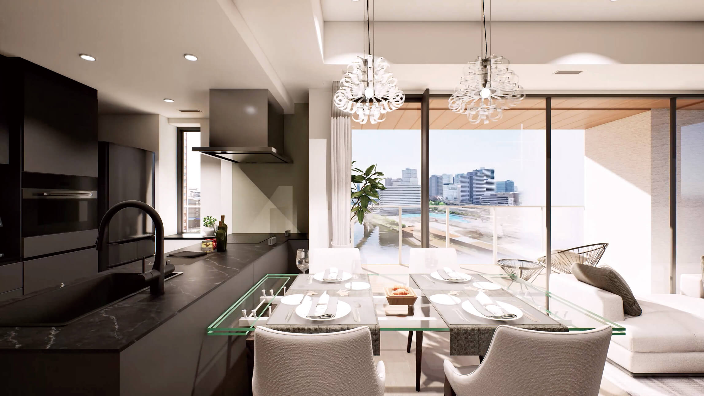 キッチン完成予想CG