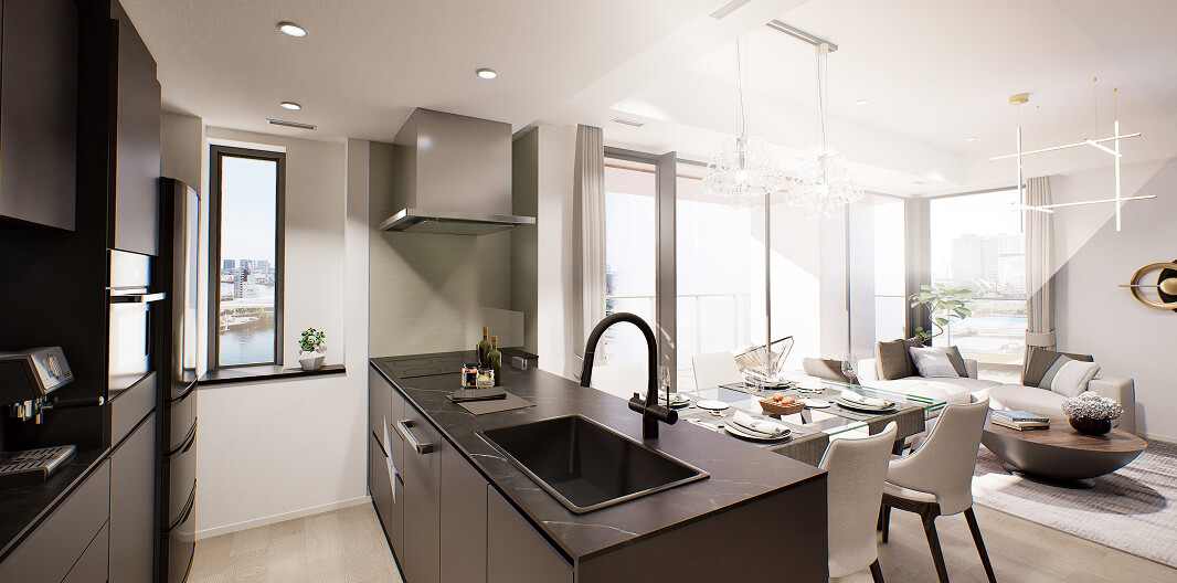 キッチン完成予想CG