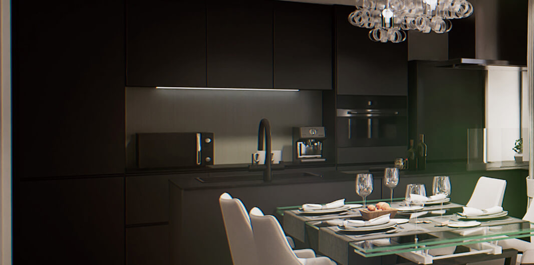 キッチン完成予想CG