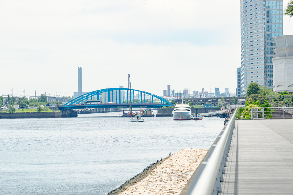 京浜運河沿緑地（3min・約200m）
