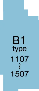 B1 Type 1107～1507
