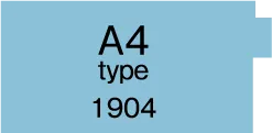 A4 Type 1904